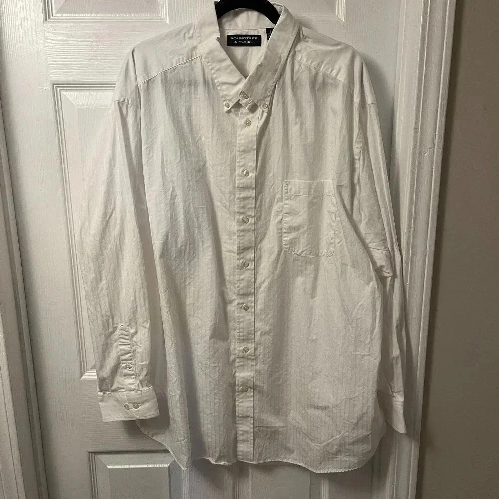 Men’s Roundtree & Yorke Button Down Shirt Size 3XL